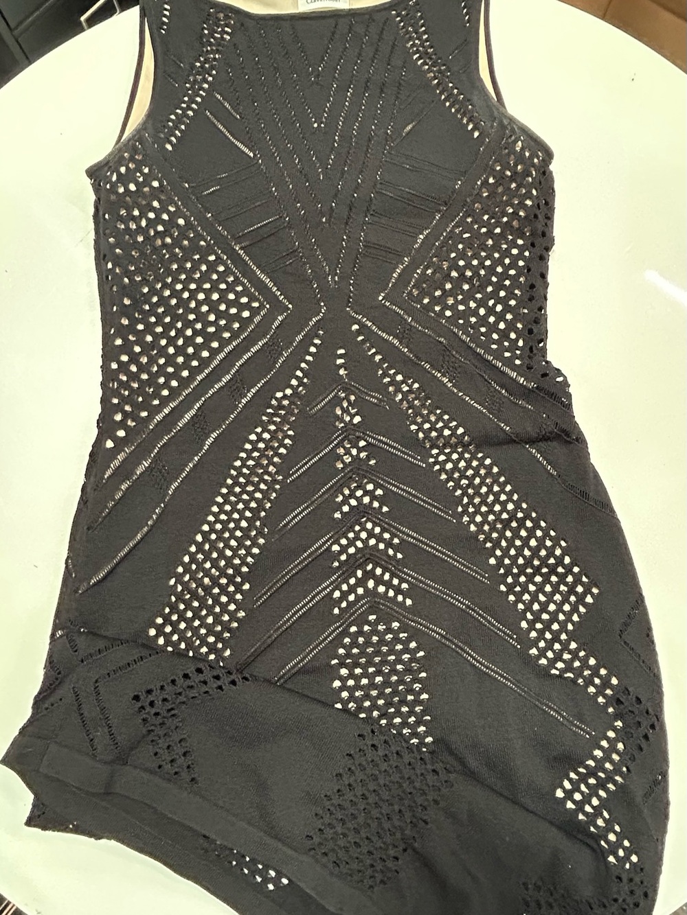 Calvin Klein Black and Nude Dress size M